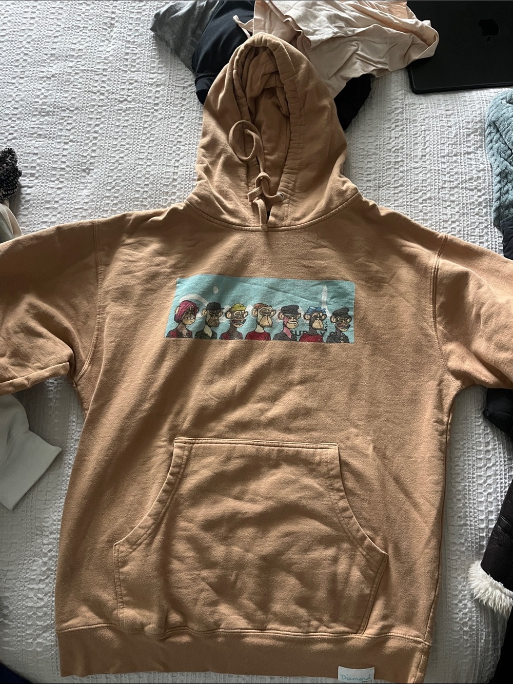 Diamond Supply Co Hoodie with Apes Logo